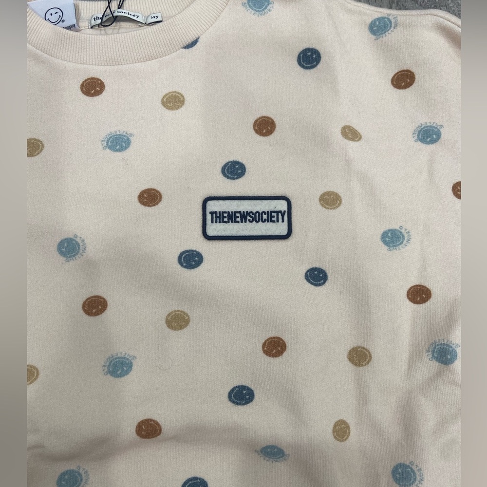 THE NEW SOCIETY Christy Sweater Smiley unisex - Picture 4 of 6